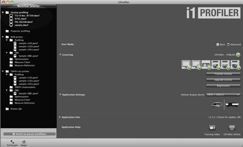 X-rite i1 display pro software mac