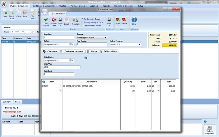 Invoice software free